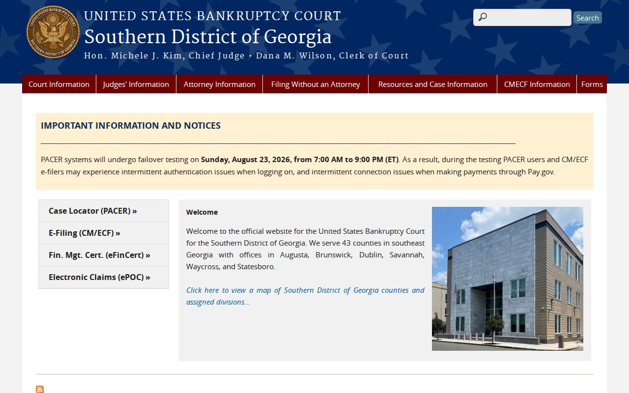 Effingham County court records Southern District bankruptcy court