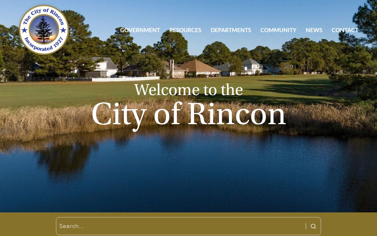 Official City of Rincon government home page