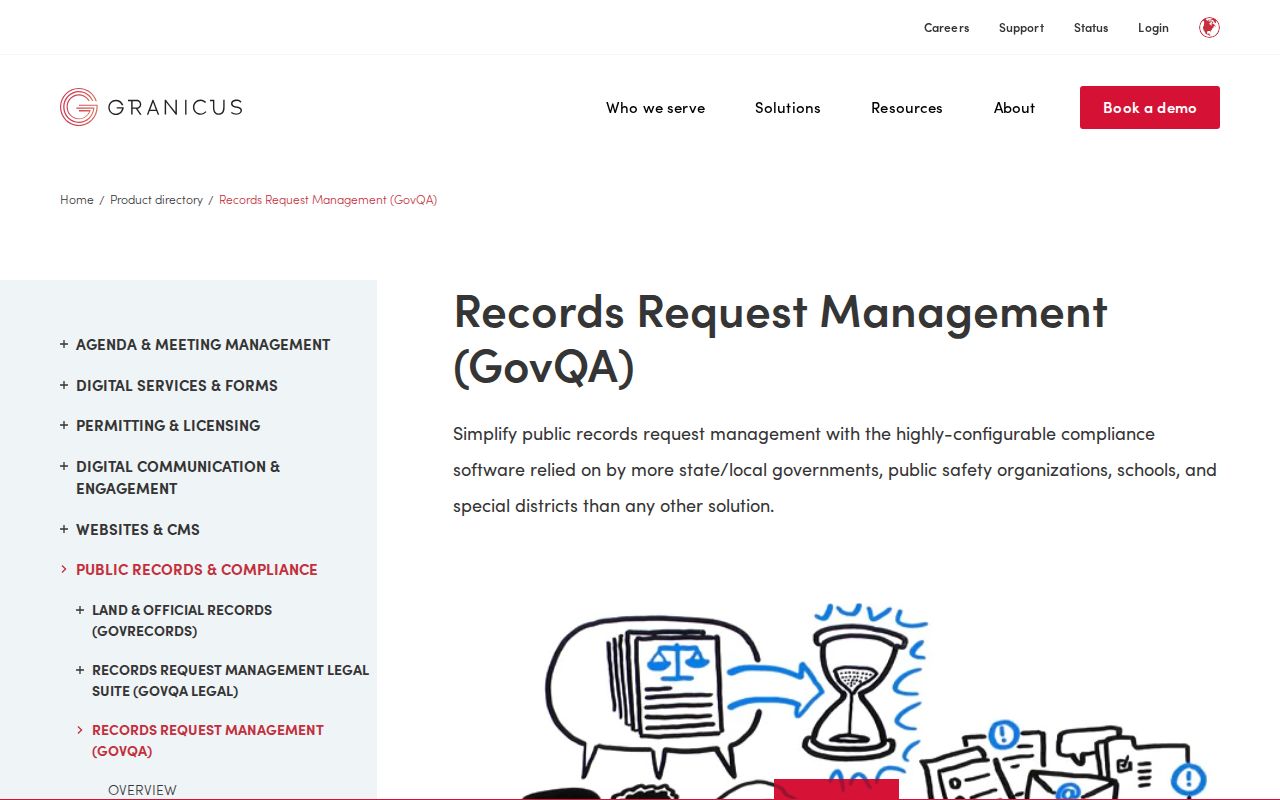 Effingham County case search GovQA routing
